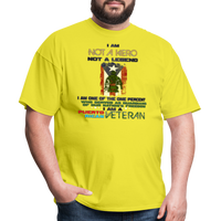 Thumbnail for I Am One Percent Who Served - Unisex Classic T-Shirt - yellow