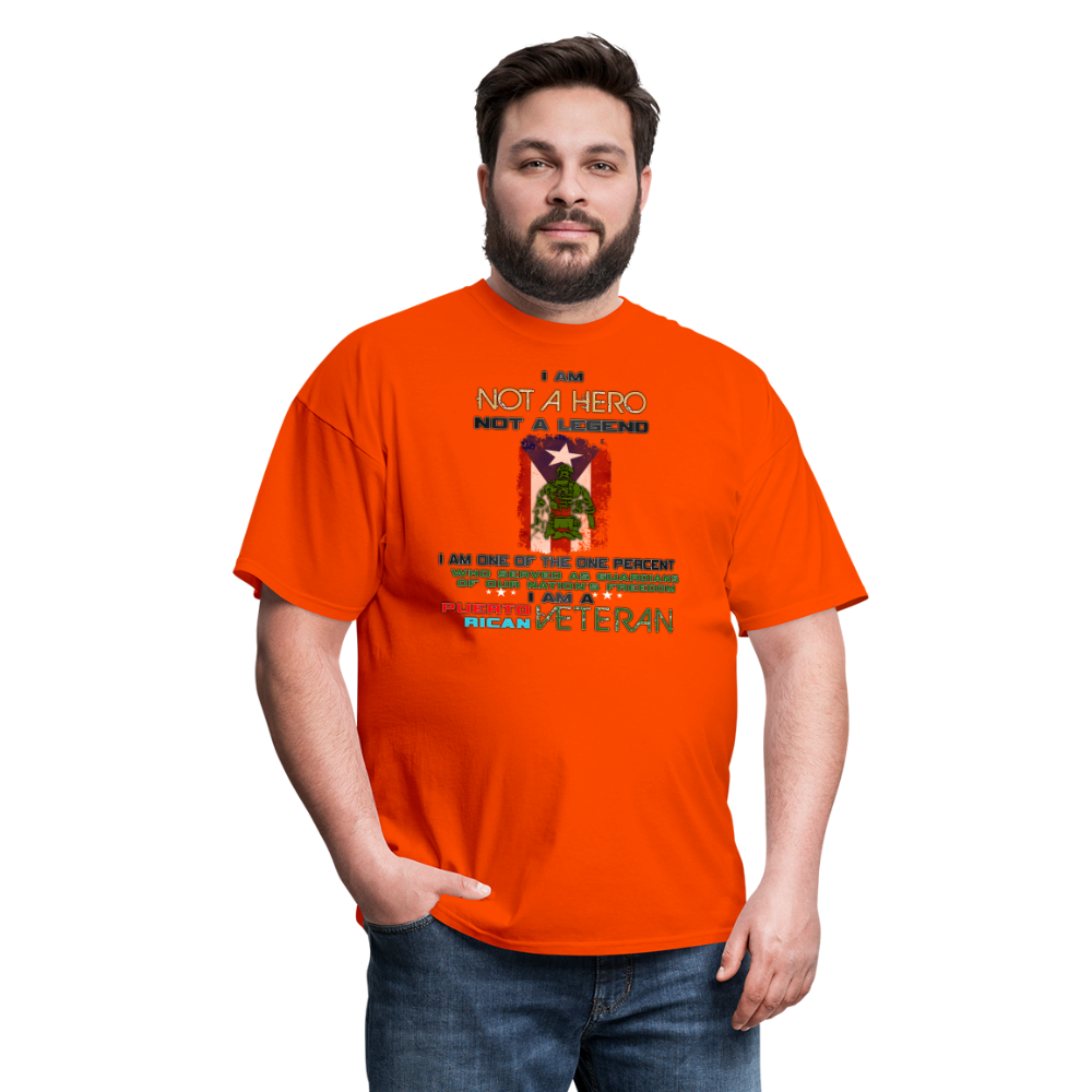 I Am One Percent Who Served - Unisex Classic T-Shirt - orange