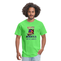 Thumbnail for Badass Boricua Hog Wild - Unisex Classic T-Shirt - kiwi