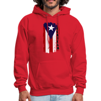 Thumbnail for Distressed Flag Boricua - Men's Hoodie - red