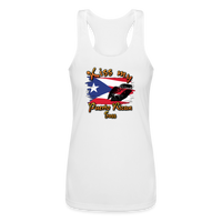 Thumbnail for Kiss My Puerto Rican Sass - Ladies Performance Tank Top - white