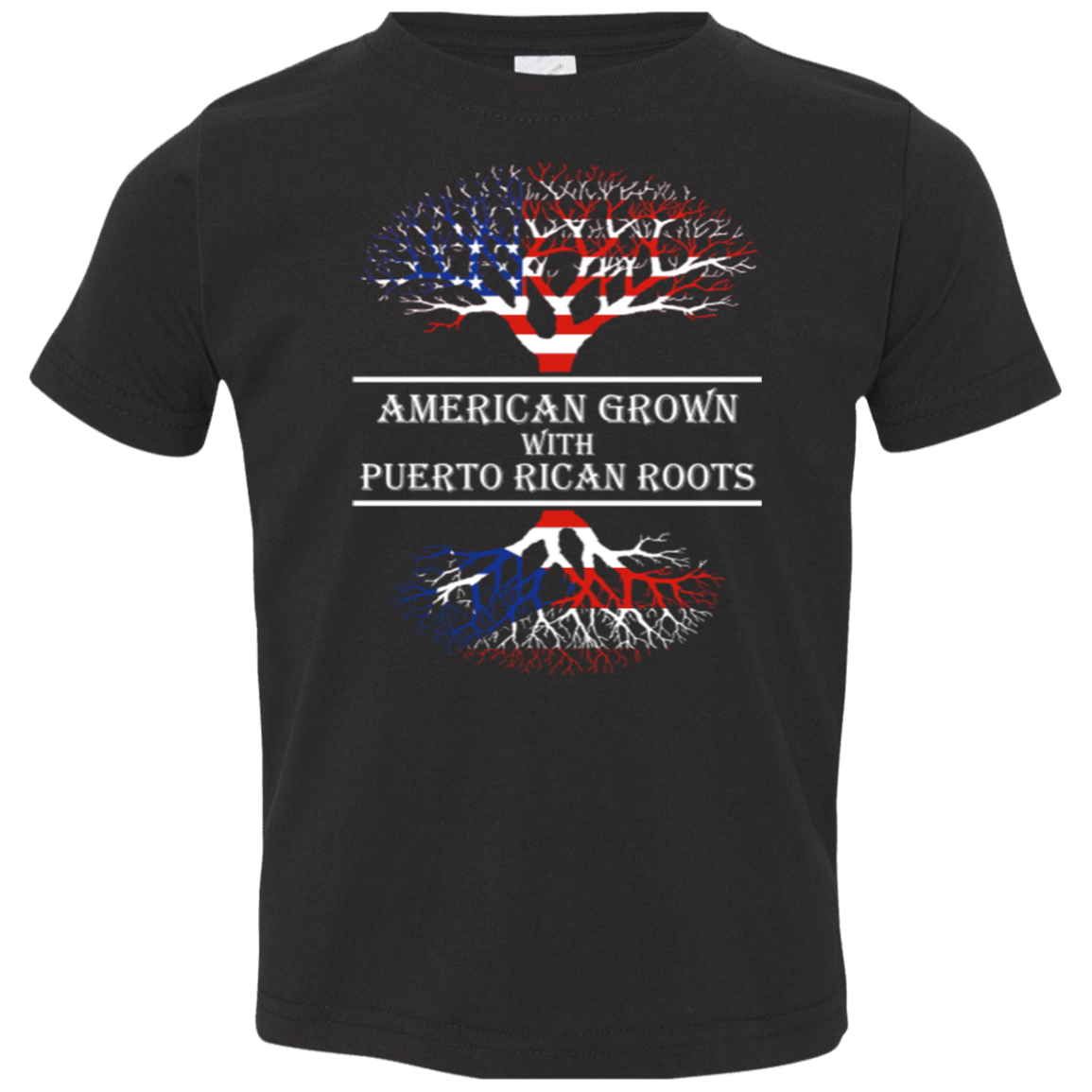 Toddler Tee - American With Puerto Rican Roots - Toddler Tee