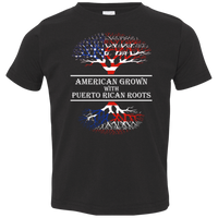 Thumbnail for Toddler Tee - American With Puerto Rican Roots - Toddler Tee