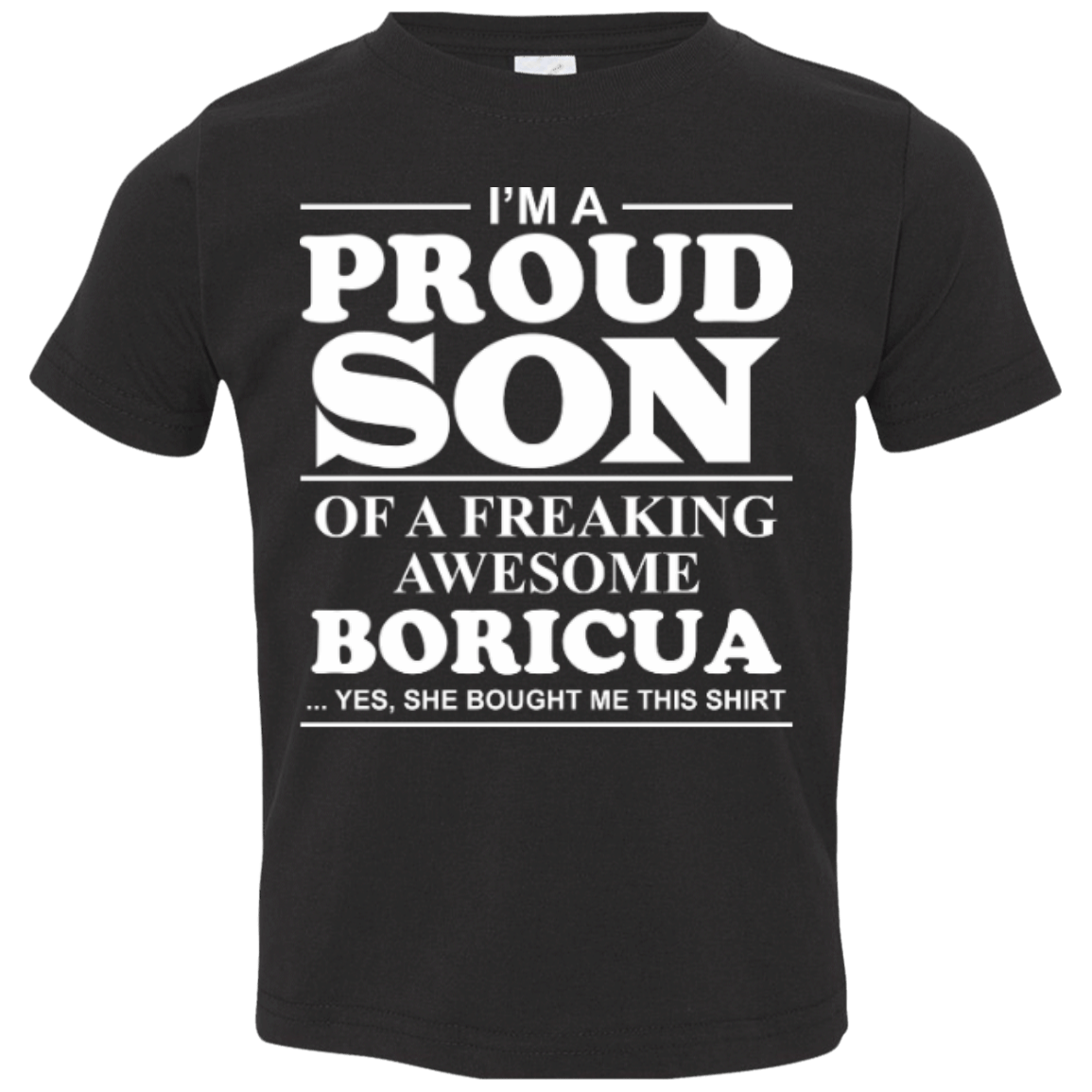 Toddler Tee - Son Of A Boricua - Toddler Tee