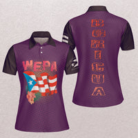Thumbnail for WEPA FLAG FLOWER BORICUA - AOP Women Polo Shirt