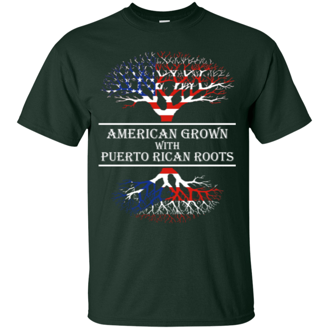 Youth Tee - American With Puerto Rican Roots - Youth