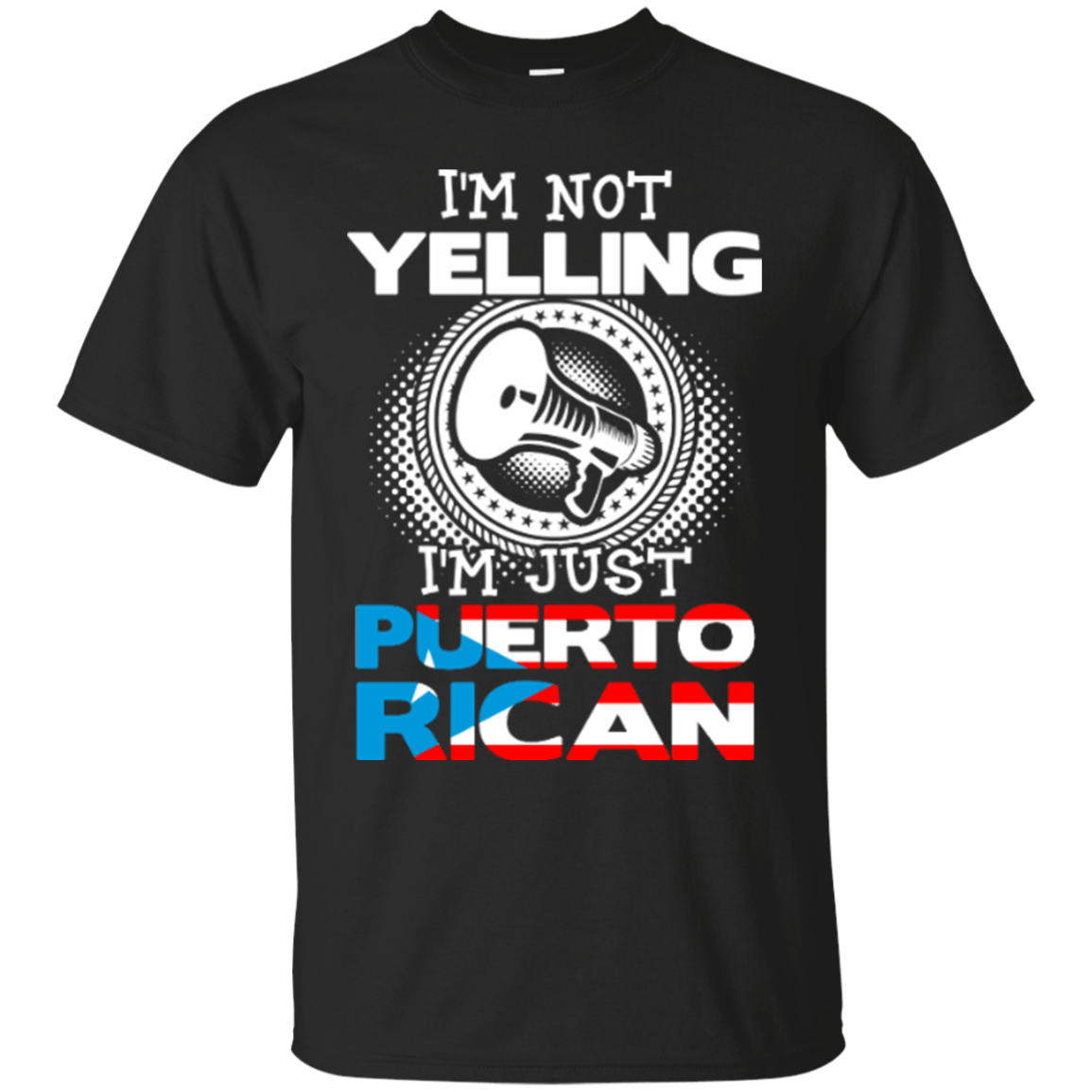 Youth Tee - Not Yelling, Just Puerto Rican - Youth Tee