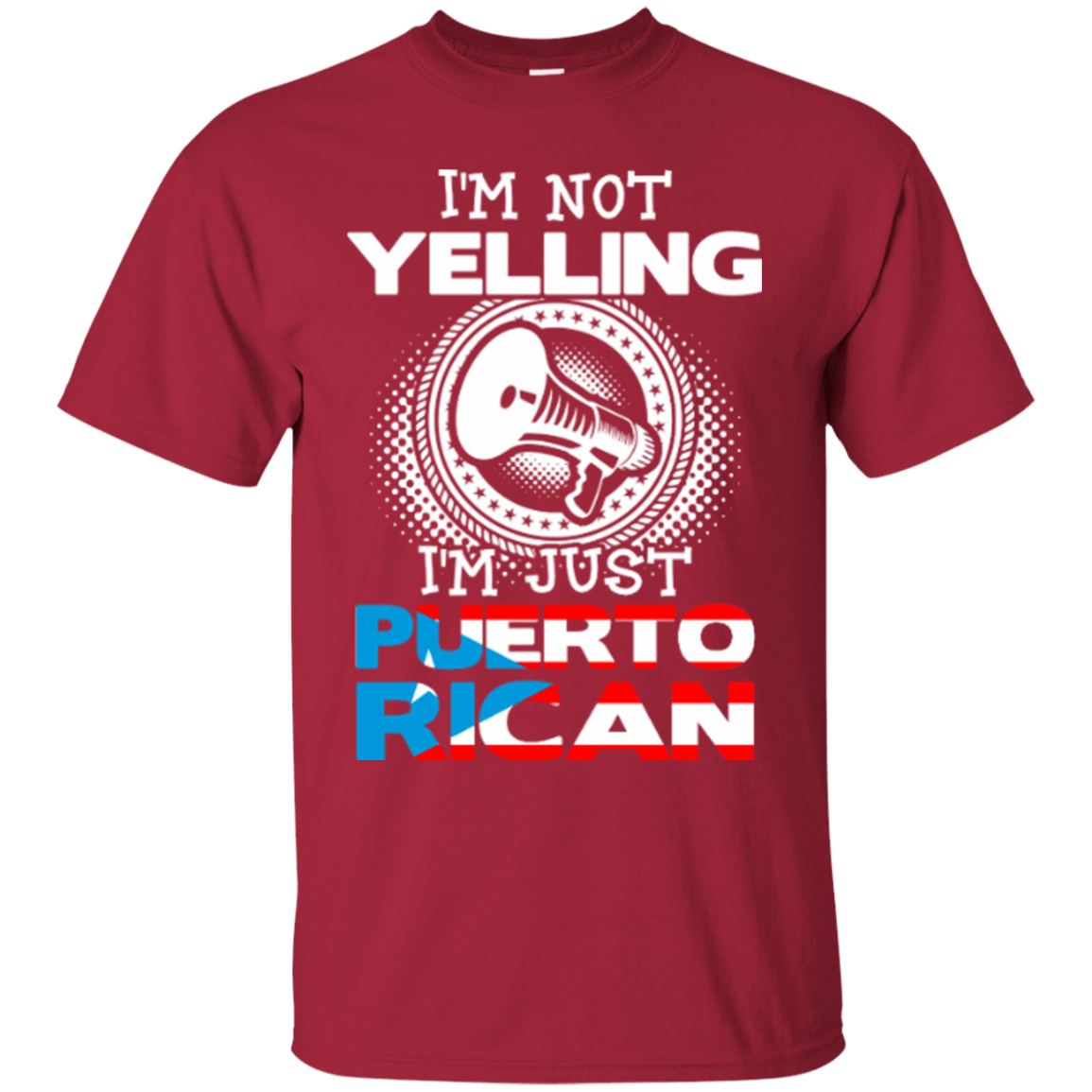 Youth Tee - Not Yelling, Just Puerto Rican - Youth Tee