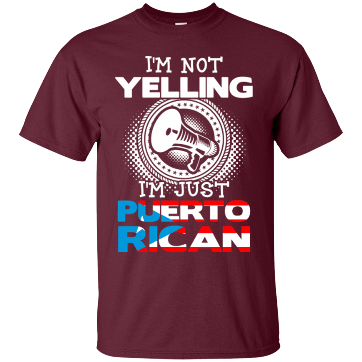 Youth Tee - Not Yelling, Just Puerto Rican - Youth Tee